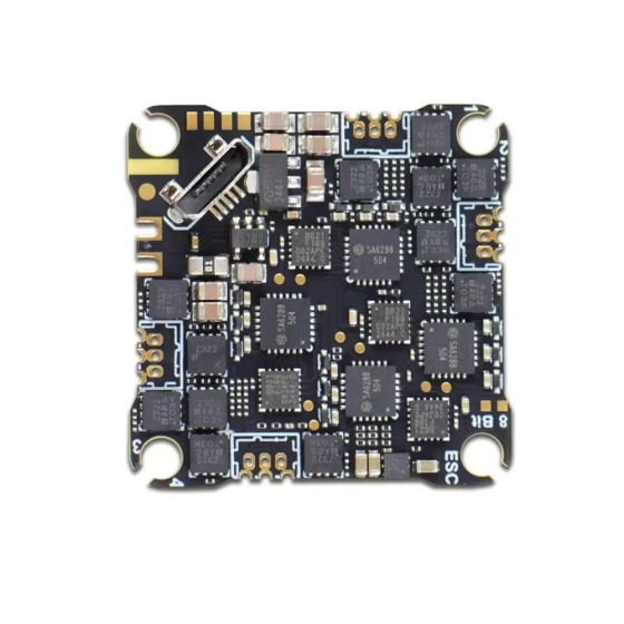 Hot Sales JHEMCU GHF435AIO V2 20A Flight Controller 2-4S With OSD Baro Blackbox Built-in ELRS 2.4G for RC Drone